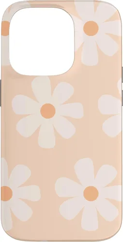 Vista 17 de Orange Floral Aesthetics Daisy Flower Daisies Pattern Case for iPhone 16