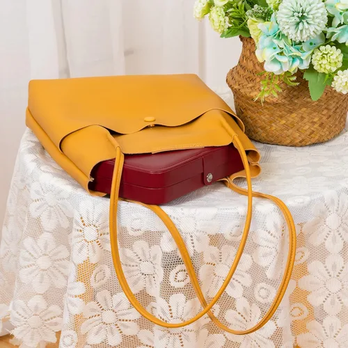 Vista 5 de Smileshe Joyero para mujeres y niñas estuche organizador de viaje pequeño de piel sintética cajas de almacenamiento portátiles para anillos aretes