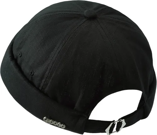 Vista 12 de Croogo Gorra Docker de secado rápido, ligeros, transpirables, sin ala para hombre Ct81-negro