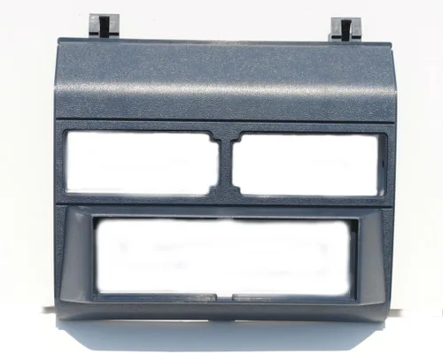 Vista 2 de Kit completo de tablero DIN individual azul + kit de bolsillo + arnés de cable + adaptador de antena compatible con GMC Chevrolet Select 1988-1996