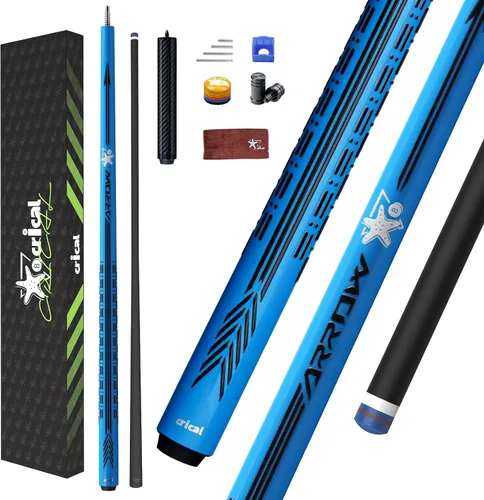 Vista 22 de CRICAL Carbon Fiber Pool Cue Stick, Pro Taper Shaft Low Deflection