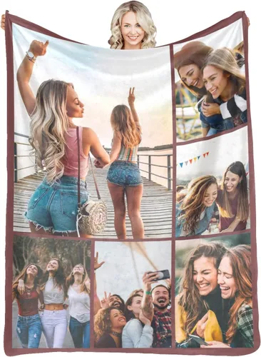 Vista 40 de Mantas personalizadas con foto, manta de fotos personalizada, mantas personalizadas con imagen, regalos personalizados para mujeres, hombres