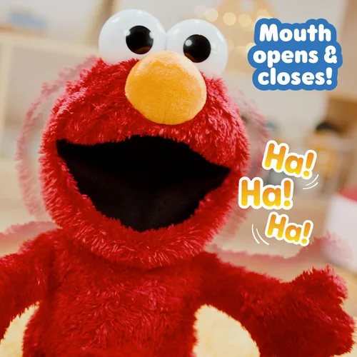 Vista 8 de Sesame Street Tickle Me Elmo Giggle Max 18-Inch Interactive Plush Toy