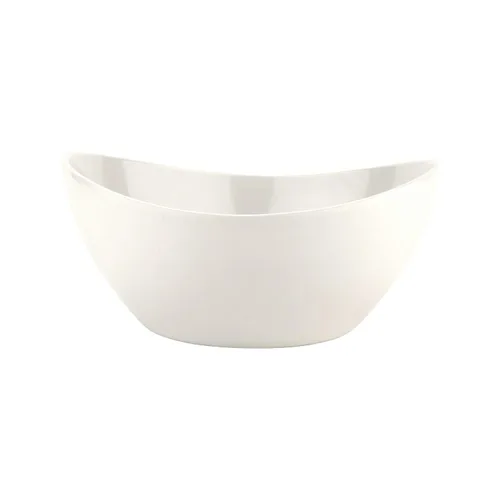 Vista 3 de G.E.T. B-115-AW Tazón Grande de Melamina para Servir, 4 Cuartos, Blanco Americano