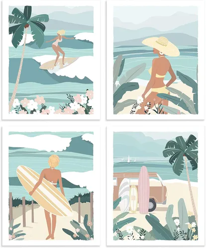 Vista 16 de Imágenes de paisajes de la naturaleza, arte para pared, bosque brumoso, árbol, montaña, animales salvajes, ciervos, lago, escena, obra de arte