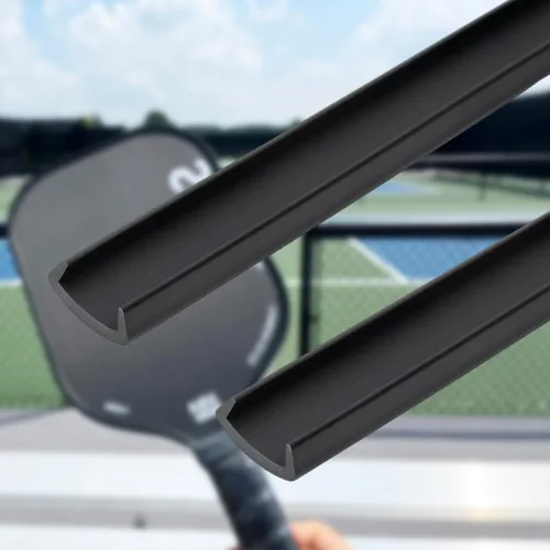 Vista 8 de 2 protectores de borde de paleta de pickleball, 31 pulgadas de largo, protege la superficie de la pala, añade peso, mejora el control, cambia
