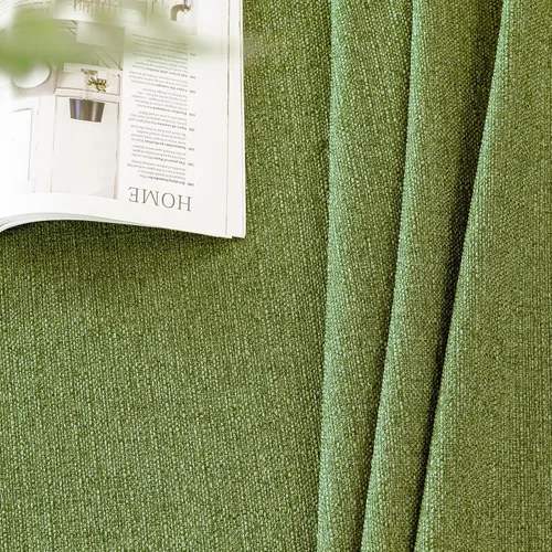 Vista 3 de Mantel rectangular de 55 x 71 pulgadas, lino sintético, sin arrugas e impermeable, mantel rectangular verde aguacate para cocina, comedor, fiesta