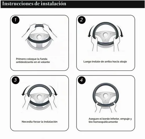 Vista 6 de Funda para volante brillosa con diamantes y pelaje