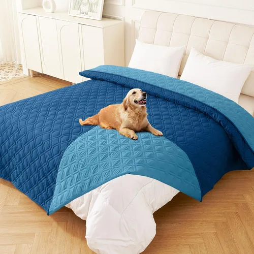 Vista 53 de Manta impermeable para cama de perro, mantas suaves para mascotas, funda impermeable para sofá para perros, fundas reversibles lavables para muebles