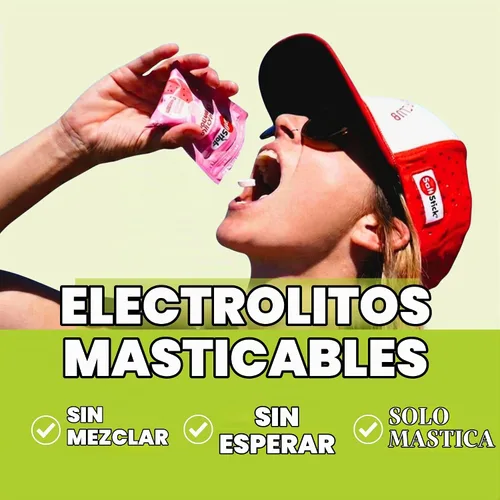 Vista 3 de SaltStick Electrolyte FastChews Green Apple - 12 paquetes resellables/120