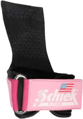 Vista 17 de Schiek Sports Model 1907 Platinum Edition Ultimate Grips - Correas de levantamiento de pesas 3 en 1, muñequeras y almohadillas de agarre, control