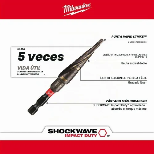 Vista 3 de MILWAUKEE SHOCKWAVE Impact Duty St