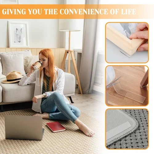Vista 4 de Cinta de doble cara resistente para decoración de pared, no daña la pintura, cinta de montaje extraíble transparente, cinta adhesiva nano de dos 1