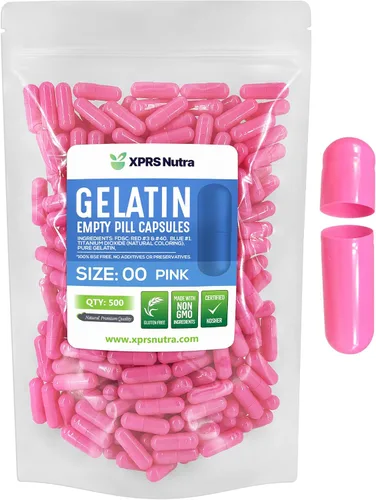 Vista 17 de XPRS Nutra Cápsulas vacías tamaño 00 – 100 cápsulas vacías de gelatina – Pastillas de relleno de cápsulas de bricolaje – Cápsulas de gel rellenables