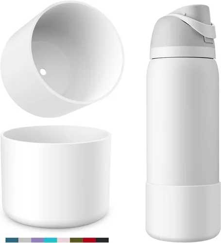 Vista 9 de Protector de Silicona para Botella de Agua Owala, 2 Piezas Fundas Protectoras Antideslizantes para Botellas de Agua FreeSip/Twist/Flip, Sin BPA