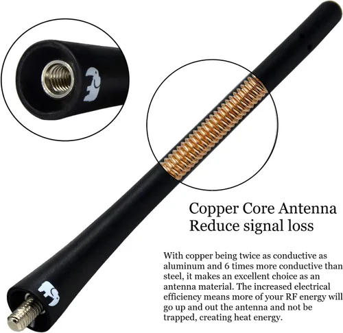 Vista 3 de ONE250 Antena flexible de 7 pulgadas, compatible con Subaru Forester (1997-2018), Impreza (2008-2023), WRX (2008-2014), BRZ (2011-2016) - Recepción