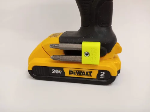 Vista 9 de Soporte magnético para brocas DEWALT 20V, Galactic Gadgets (negro)