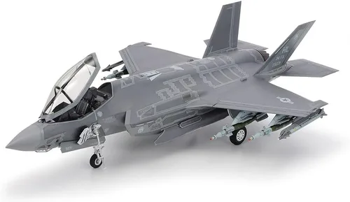 Vista 3 de Tamiya Lockheed Martin F-35 A Lightning II Kit de modelado de plástico, escala 1/48