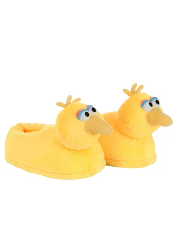 Vista 2 de Pantuflas de peluche para adulto de Big Bird de Plaza Sésamo Multicolor