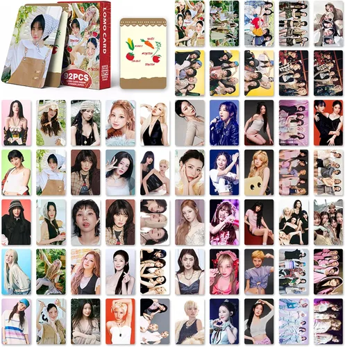 Vista 4 de KPOPBP (G) I-DLE - Juego de 55 tarjetas fotográficas KPOP Album I Feel Lomo para fanáticos de NEVERLAND para niños y niñas
