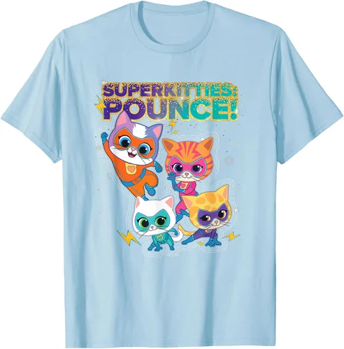 Vista 75 de Disney Junior SuperKitties Pounce! Camiseta de equipo completo, talla S