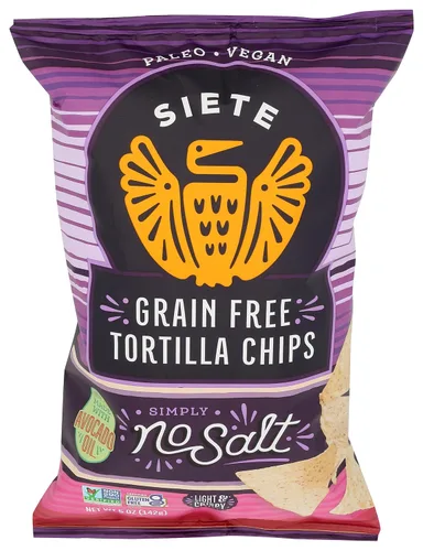 Vista 20 de Siete Chips de tortilla sin granos, sin gluten, aprobados por Whole30, paleo, vegano, sin OMG, chips de inmersión, 5 onzas (paquete de 3)