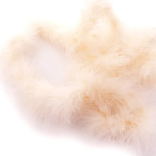 Vista 5 de HairBow Center LLC Boa de plumas de marabú flaco - 2 yardas - Negro