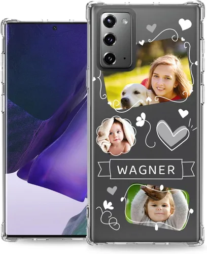 Vista 13 de Funda de teléfono personalizada para Samsung Galaxy Note 20 Ultra Photo Text, Personalizada para añadir tu nombre de imagen, Note20 Funda con bolsa