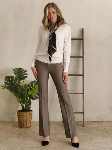 Vista 163 de Design by Olivia Pantalones de oficina de corte holgado para mujer