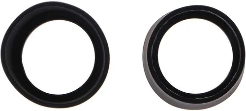 Vista 8 de 2 piezas de protección ocular de goma suave 1.142-1.181 in protectores de ojos copas cubiertas para oculares de microscopio binocular tapas negras.