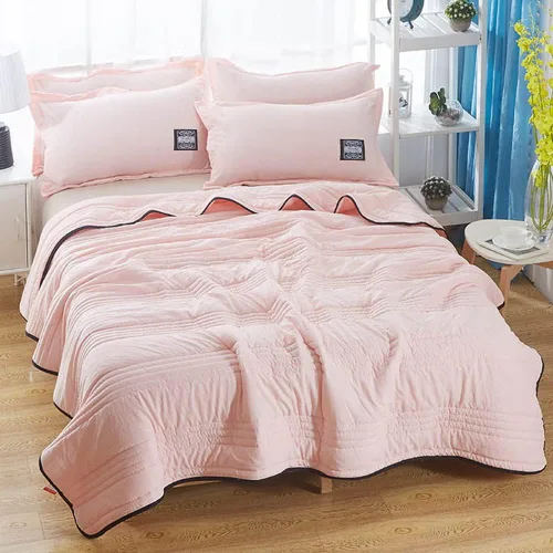 Vista 5 de soputry Manta refrescante de seda, manta refrescante para sudores nocturnos, manta ligera de verano ultra fría y transpirable para personas que Gris
