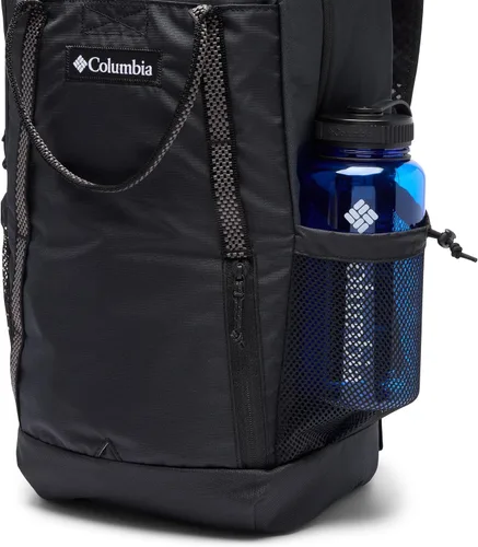 Vista 9 de Columbia Mochila Echo Mountain unisex de 25 L, color negro, talla única