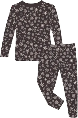 Vista 142 de KicKee Pants Conjunto de pijama de manga larga con estampado de piezas