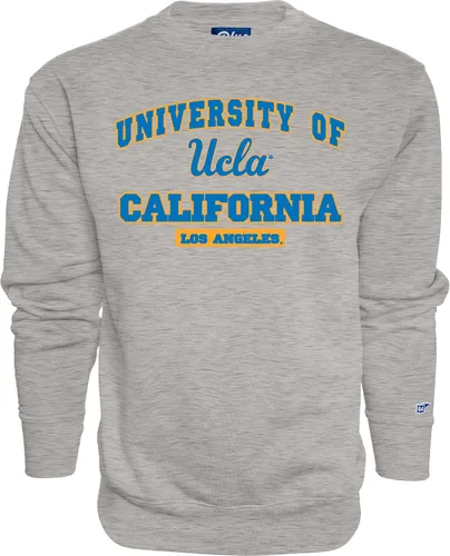 Vista 6 de Blue 84 Men's Alabama Crimson Tide Crewneck Sweatshirt Twill Applique Grey