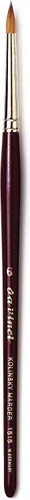 Vista 125 de da Vinci - Pincel para acuarela serie Maestro para retoque, extra corto, color rojo