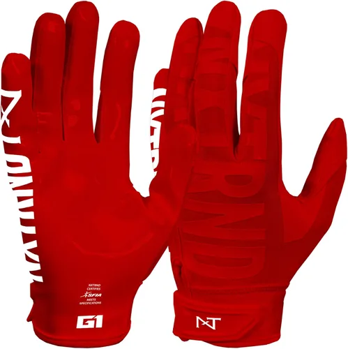 Vista 15 de Nxtrnd G1 Pro - Guantes de fútbol americano para hombre, guantes de receptor pegajosos para adultos