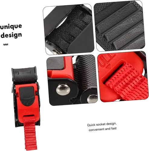 Vista 8 de CHILDWEET 2 unids motocicleta hebilla de liberación rápida accesorios Ece siete secciones clip para correa de barbilla reemplazo conveniente