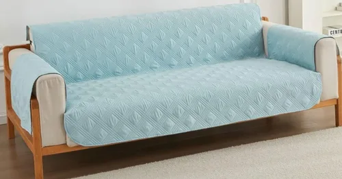 Vista 13 de Fundas para sofá de 3 plazas y 2 plazas y 1 plaza, funda de sofá reversible, funda acolchada ajustable para sofá, protectores impermeables