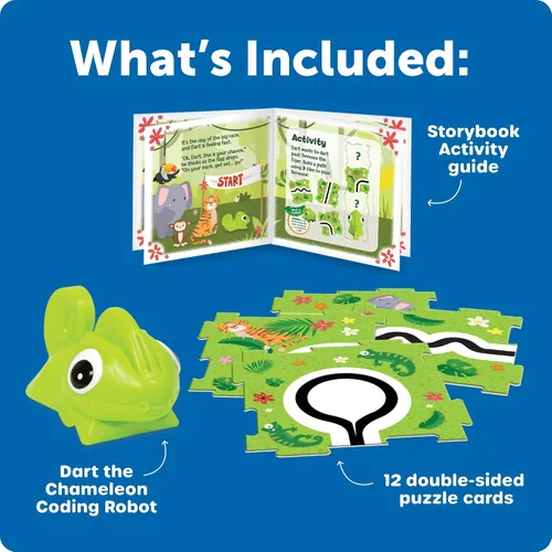 Vista 5 de Learning Resources Coding Critters Go Pets Dart The Chameleon Coding
