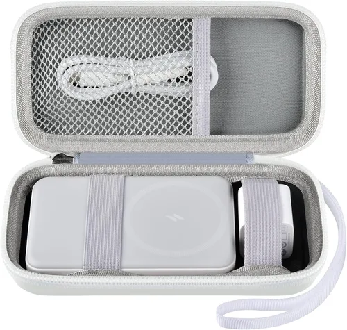 Vista 10 de Estuche para la batería magnética Anker de 10,000 mAh, cargador portátil inalámbrico plegable, soporte para 633/622/621/321 de 5,000 mAh Power Bank