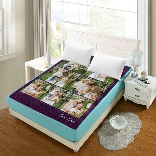 Vista 27 de Manta personalizada con imagen, mantas personalizadas para adultos y niños, manta de fotos personalizable, mantas personalizadas como regalo