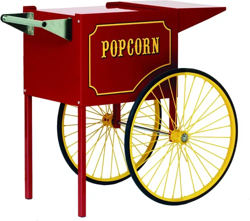 Vista 2 de Paragon - Manufactured Fun Carrito de palomitas de maíz mediano para poppers de 6 y 8 onzas