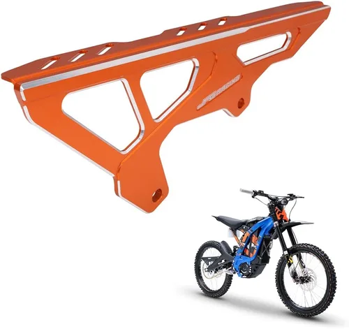 Vista 8 de JFG RACING Sur Ron - Protectores de cadena, protector de cadena para motocross, cubierta protectora CNC para Surron Sur Ron Light Bee S/X Segway