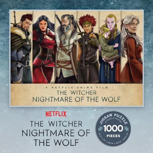 Vista 2 de Ceaco - Netflix - The Witcher - Witcher Woods Animation - Rompecabezas de 1000 piezas