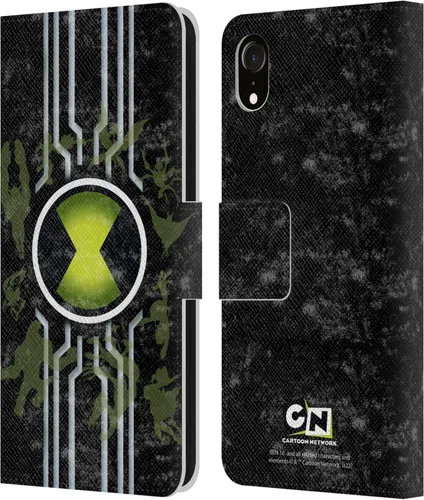 Vista 7 de Head Case Designs Officially Licensed Ben 10: Alien Force Ben's Jacket Graphics Leather Wallet Case Compatible with Apple iPhone XR