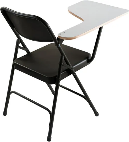 Vista 6 de National Public Seating Silla plegable con brazo para tableta de la serie NPS 5200