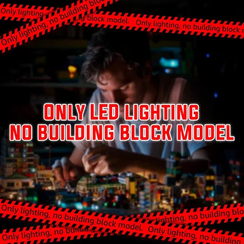 Vista 7 de Nitemode Kit de luces compatible con Lego Holiday Express Train 10361, diseño de interruptor de encendido/apagado mejorado, incluye accesorios
