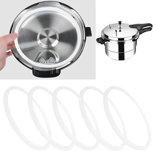 Vista 5 de 5 piezas de repuesto universales de junta de olla a presión, sellado de silicona de grado alimenticio, piezas de repuesto para accesorios de olla a