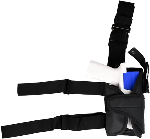 Vista 3 de Funda de pierna ajustable para pistolas Nerf N-Strike Elite Series Nightingale Hurricane Blaster