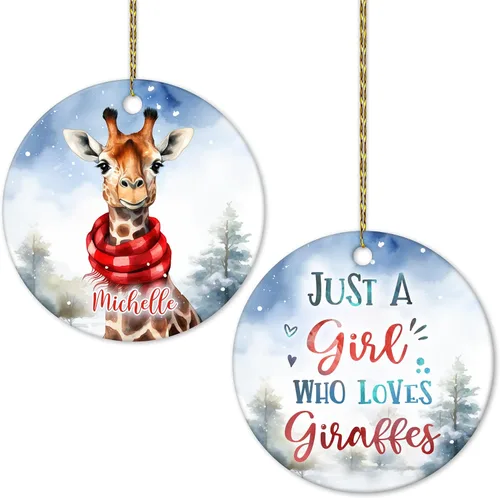 Vista 11 de Hyturtle Adorno de Navidad personalizado, con nombre personalizado, círculo de cerámica, para amantes de las abejas, decoración de árbol, regalo